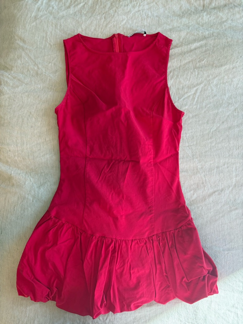 Bershka Bright Red Sleeveless Mini Dress